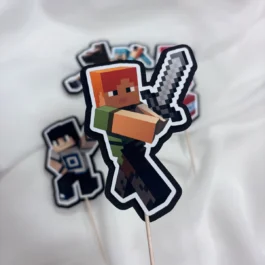 Minecraft suupistetikud 12 tk lapse sünnipäevale 2 Minecraft suupistetikud 12 tk lapse sünnipäevale