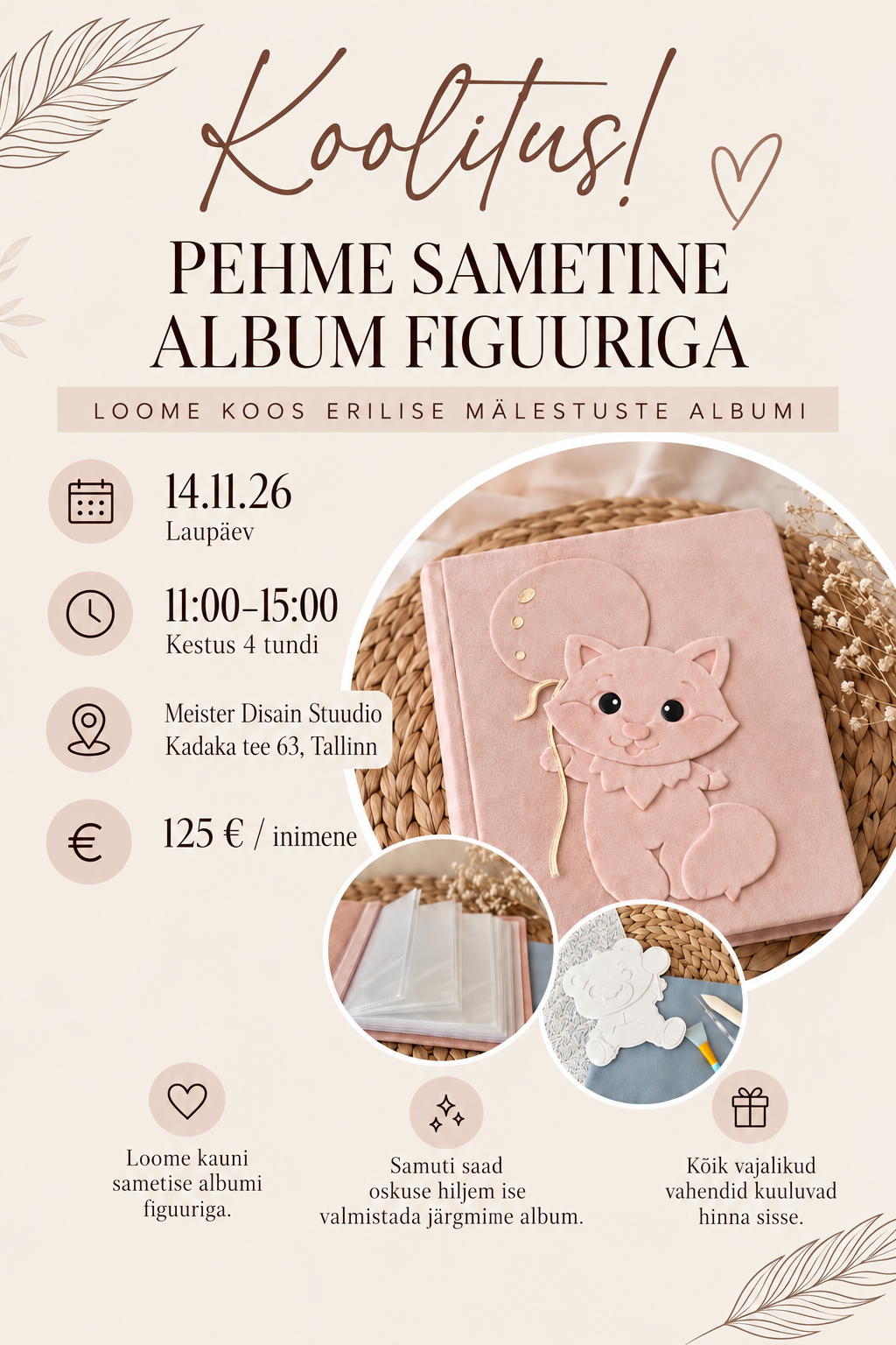 Sametise albumi töötuba