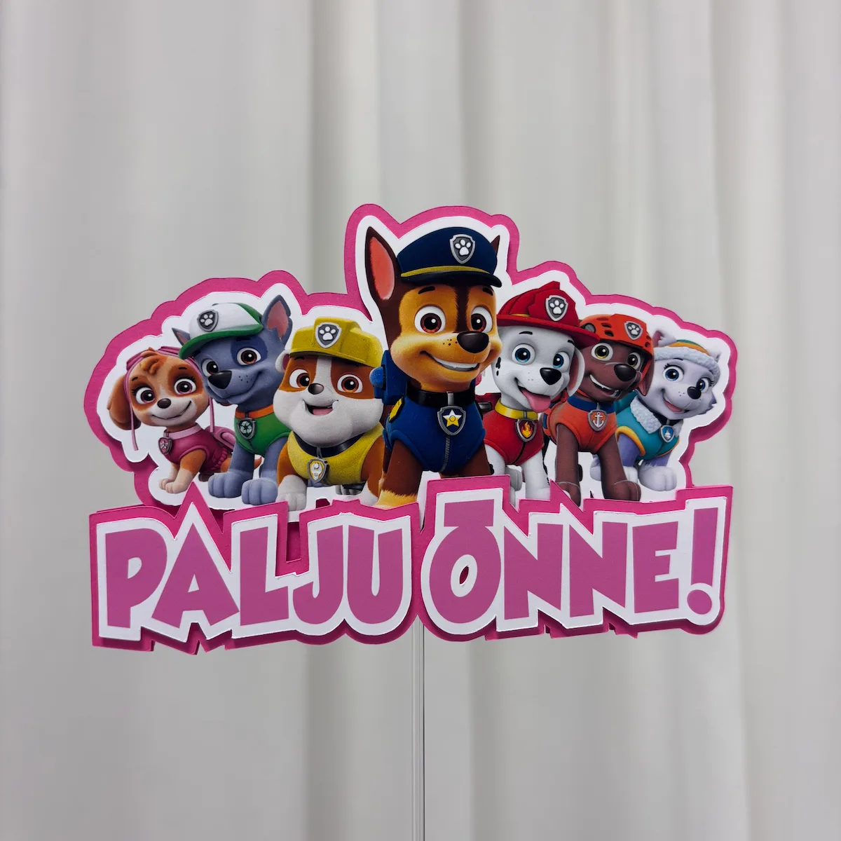 Käpapatrulli „Palju õnne!“ torditopper - Pilt 2