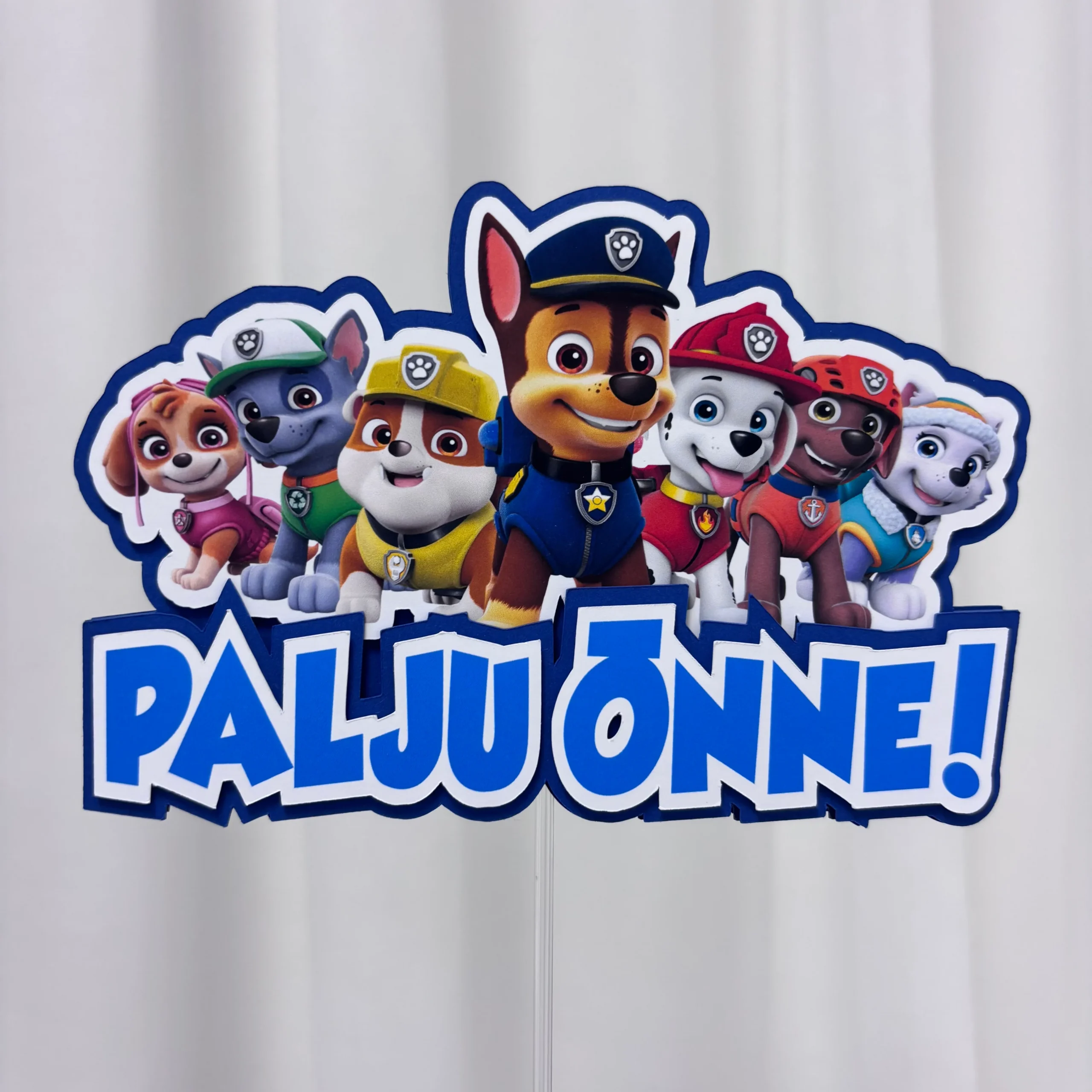 Käpapatrulli „Palju õnne!“ torditopper - Pilt 3